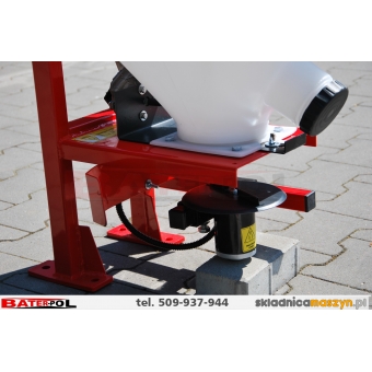 Siewnik poplonów 110L SIEWMET sterowany elektrycznie z mieszadłem  